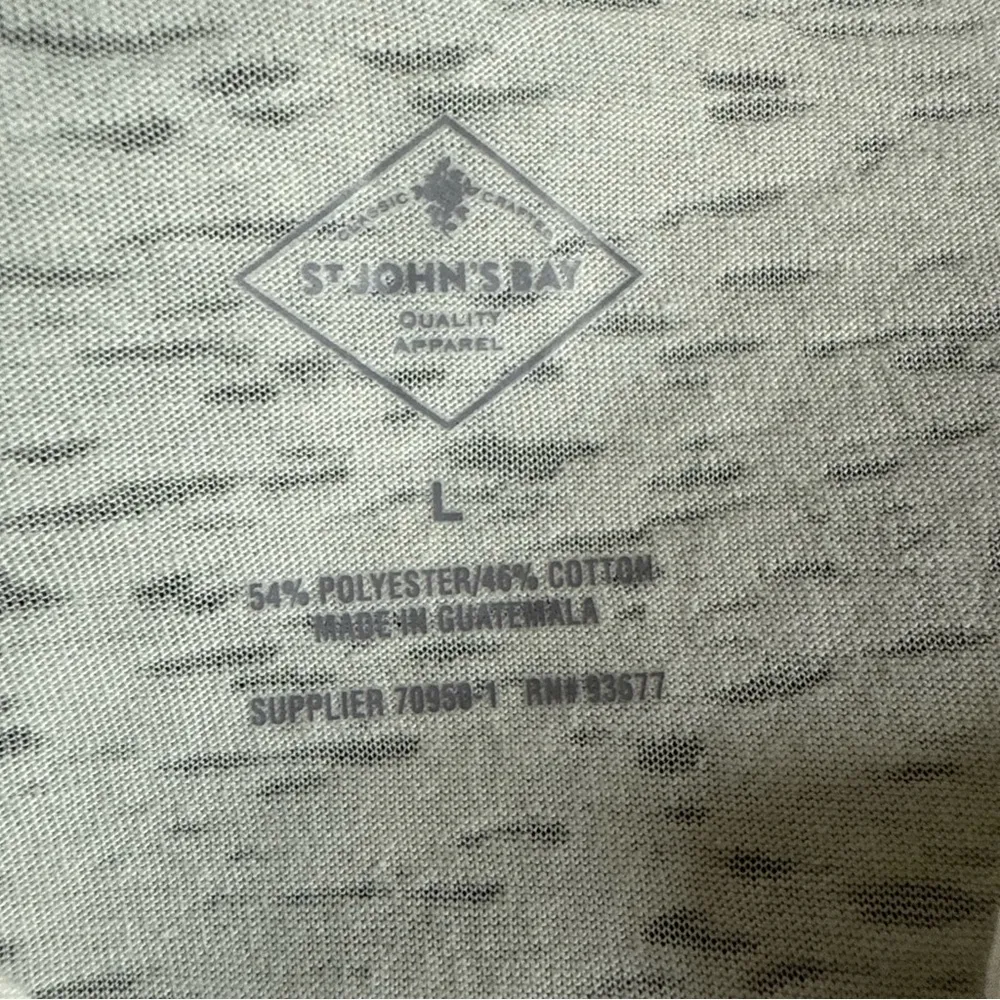 St. Johns Bay Women Blouse Size L Ivory Black Paisley Beaded 3/4 Sleeve NWT $30 - Image 8