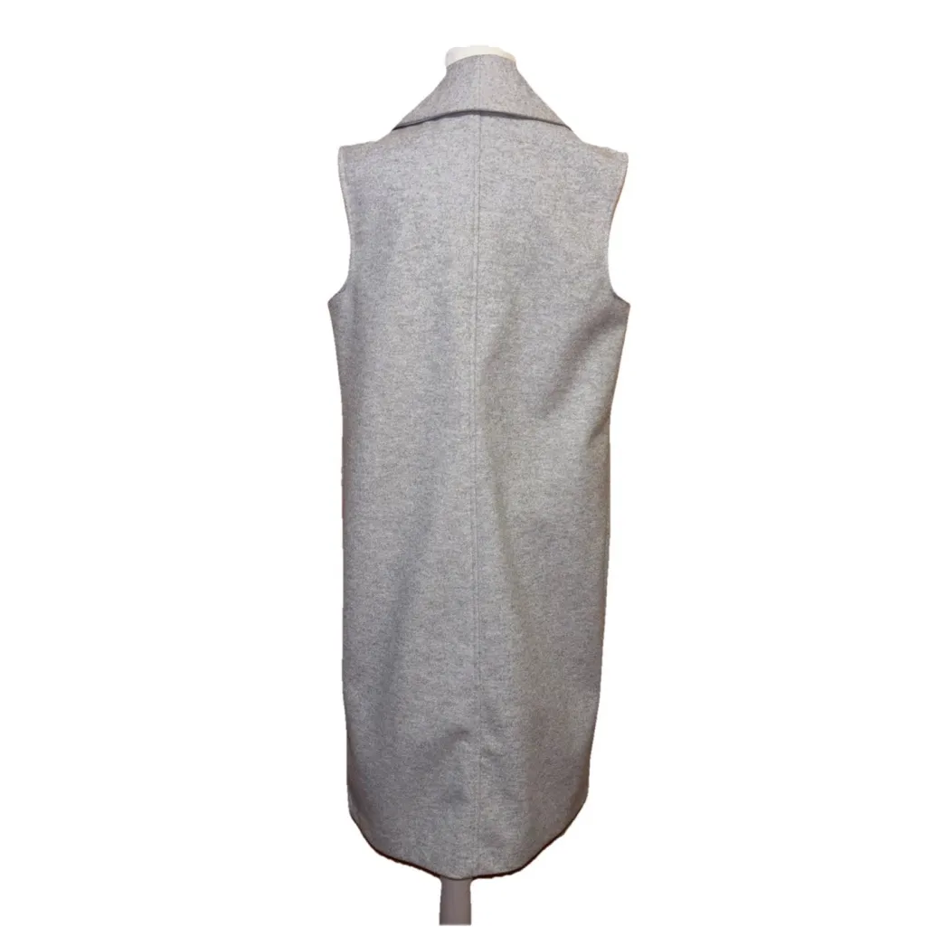 Joie women's Small extra long sleeveless cardigan, thick and warm like a shacket - Image 3