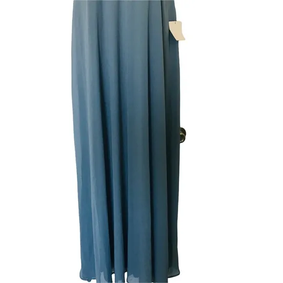NWT Lulu’s blue sleeveless maxi gown dress size‎ XL - Image 6