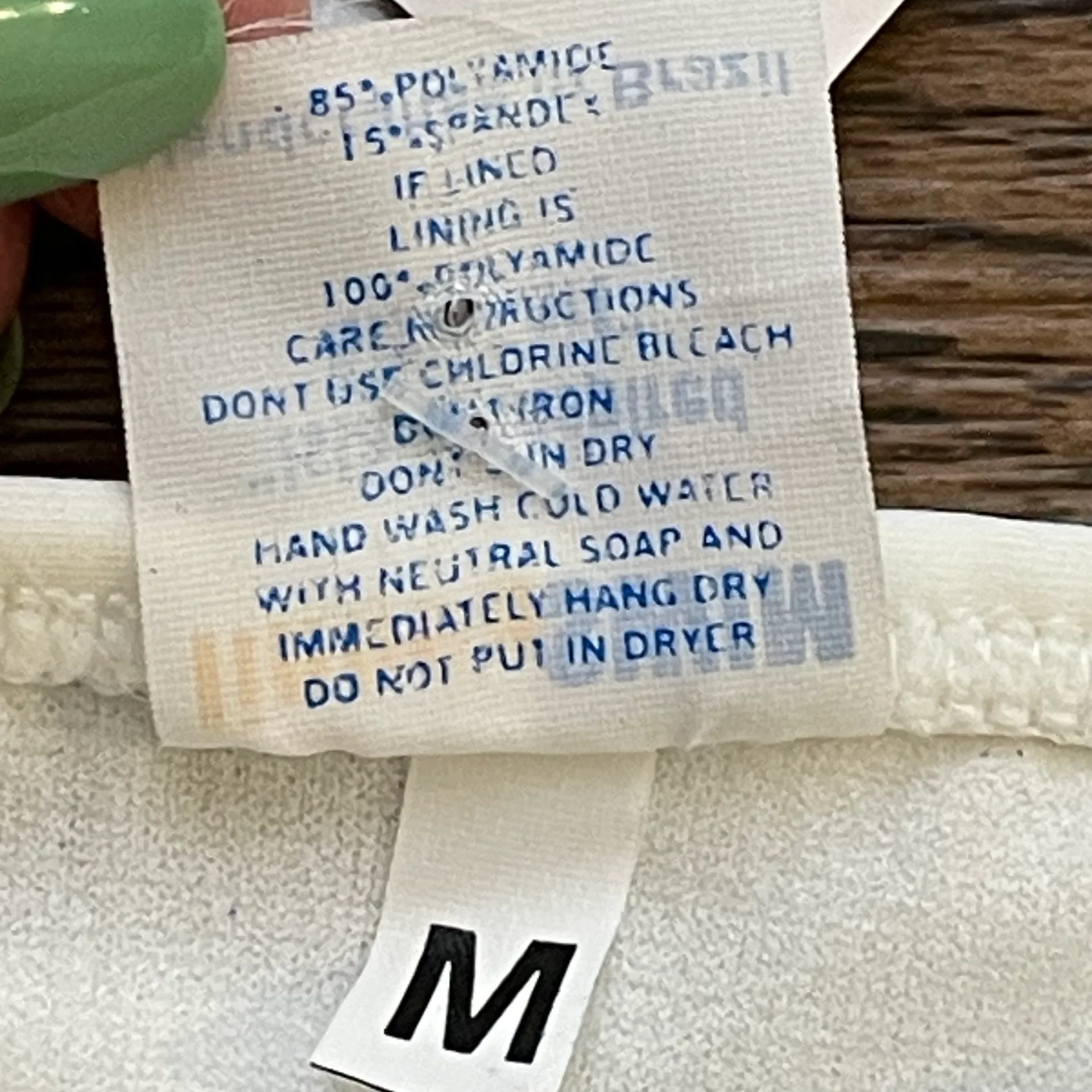 NWT Linnea Hand Painted Bikini Bottom Made In Brazil Robot Face White Red Blue M Multiple Size M - Image 5