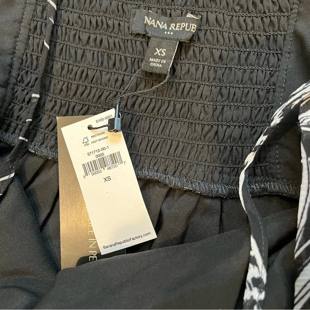 NWT, Banana Republic Factory Palm Print Maxi Dress, Sz XS - Image 13