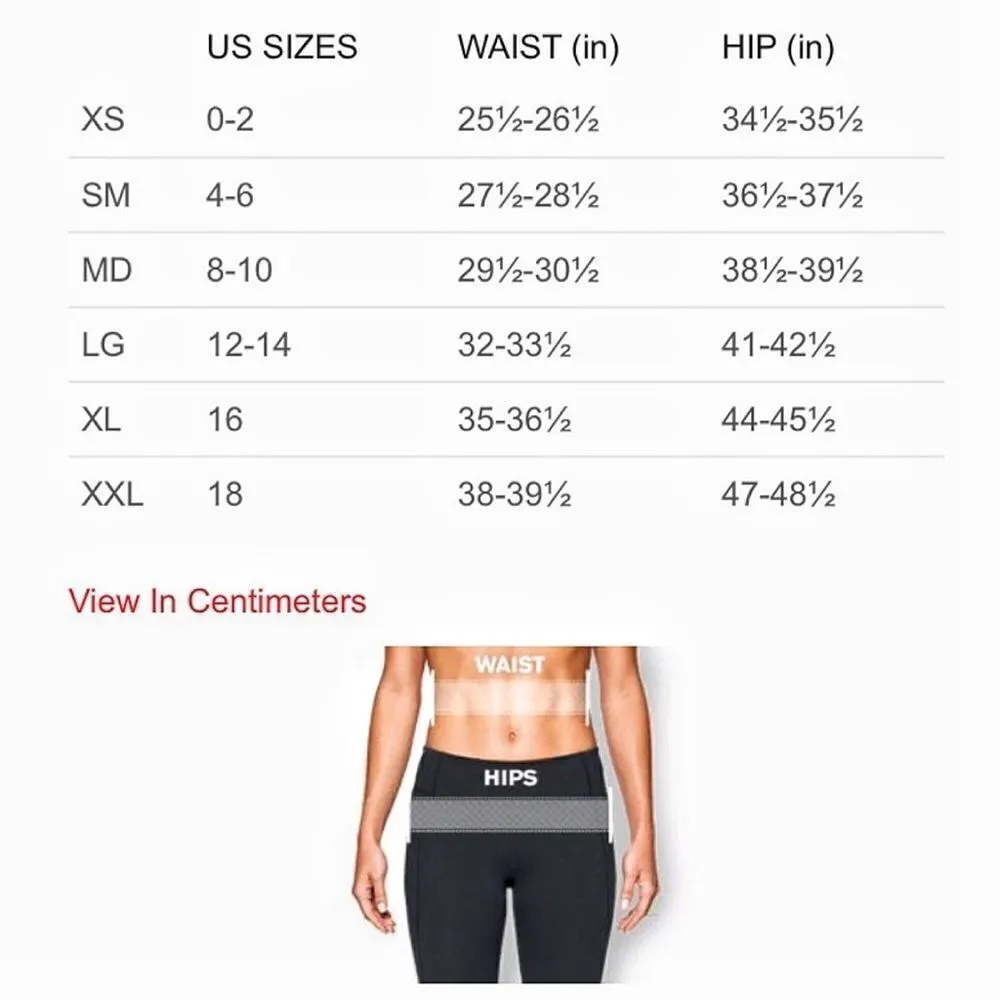 Under Armour Capri Legging Gray Black Small Compression Gym Workout - Image 12