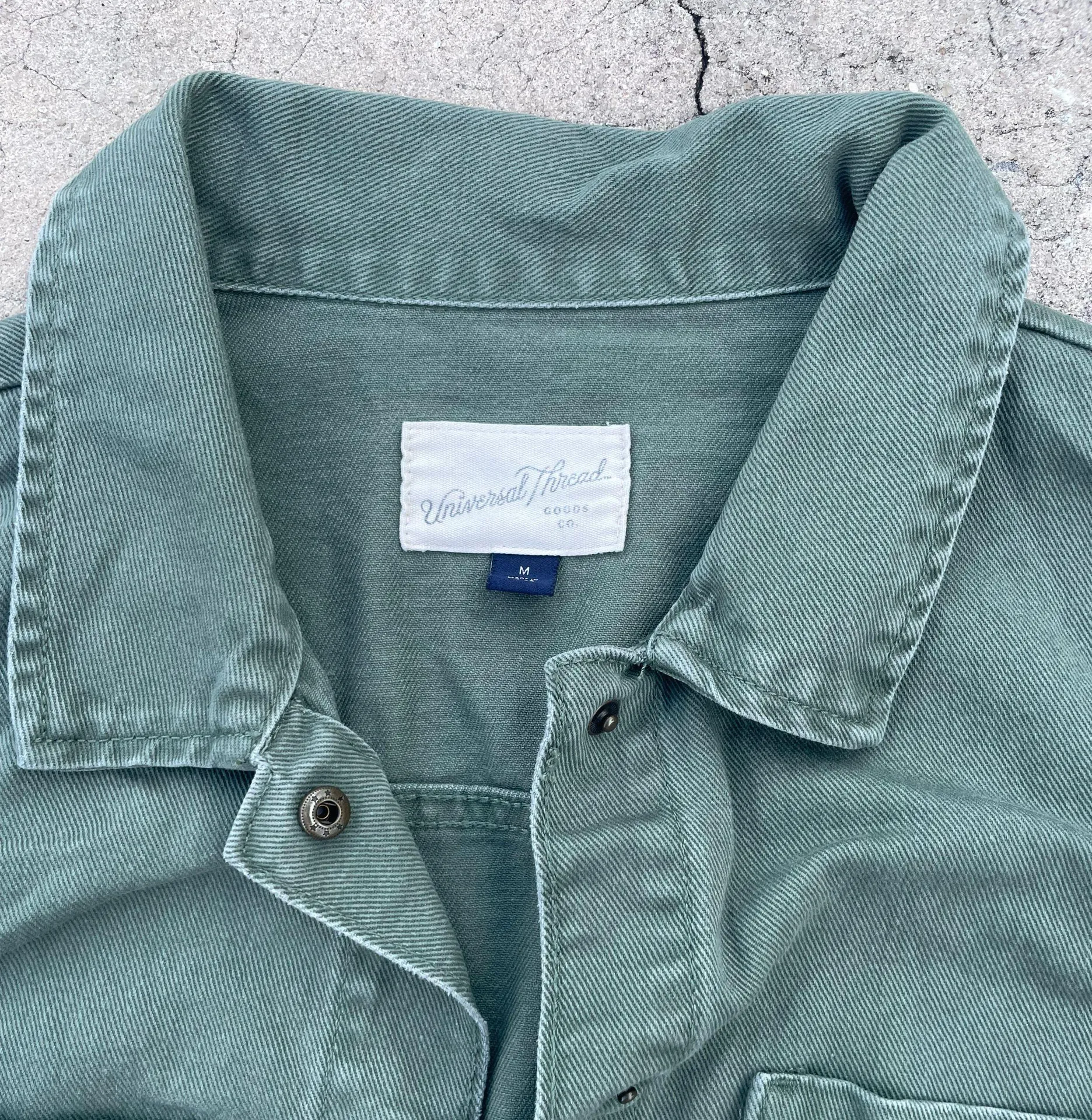 Universal Thread Green Denim Jacket - Image 2