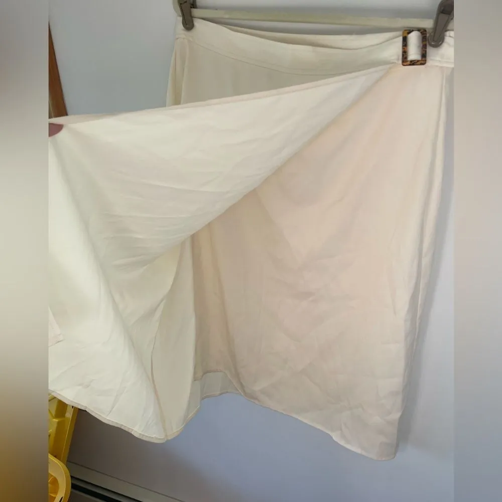 NEW Max Studio Womens bone wrap dress skirt Size 14 - Image 3