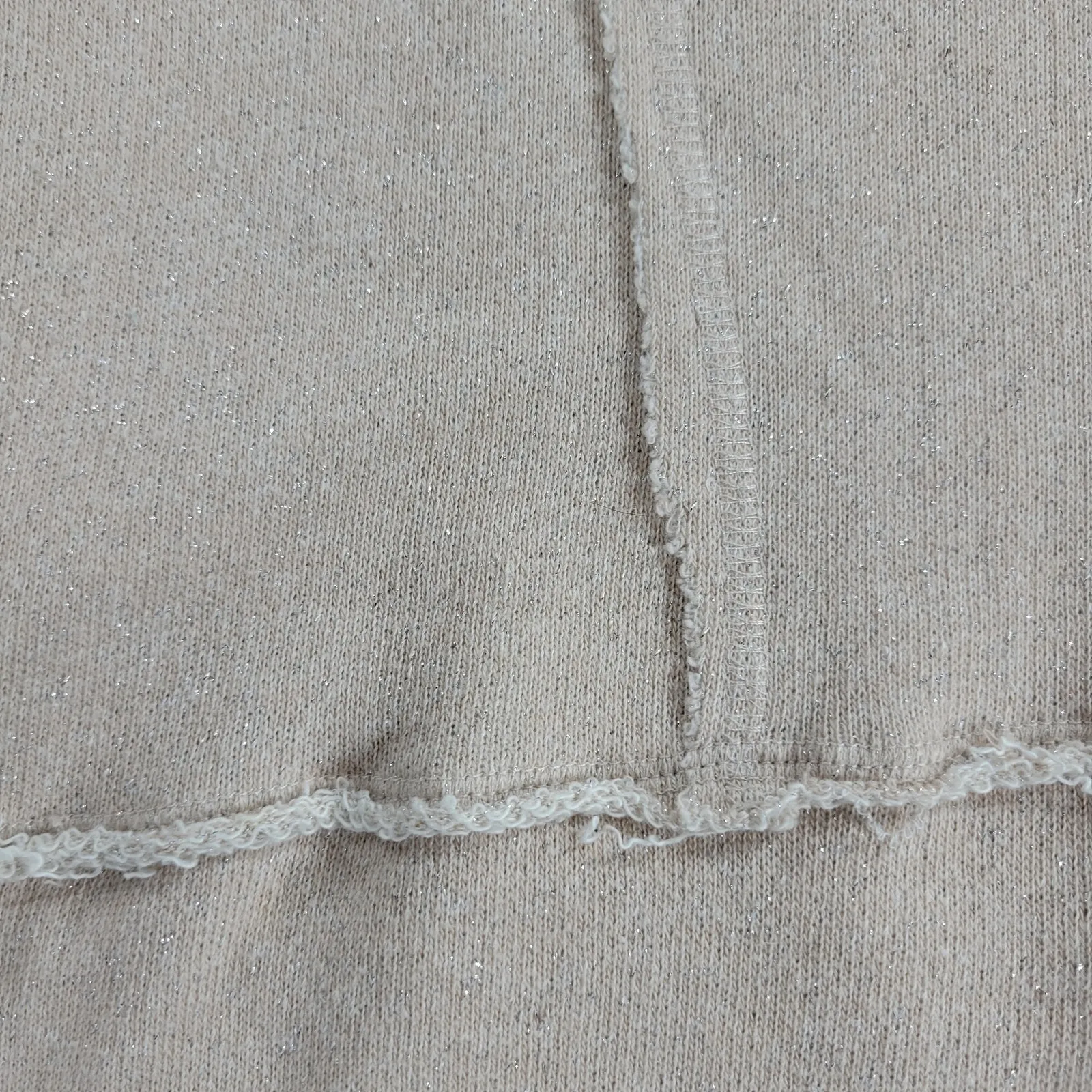 Maurices Sweatshirt Womens 1X Metallic Cream Faux Fur Cowl Neck Pullover Sweater - Image 12