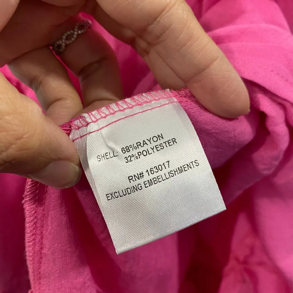 Princess Polly Pink Joella Corset Style Tiered Midi Sundress Size US 12 - Image 5