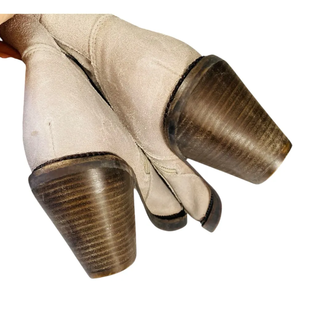 FREE PEOPLE x JEFFREY CAMPBELL Thigh High Suede Lace Up Boots - Image 8