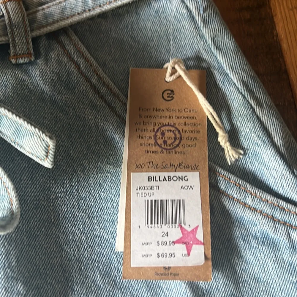 NWT Billabong x The Salty Blonde Denim Skirt - Image 3