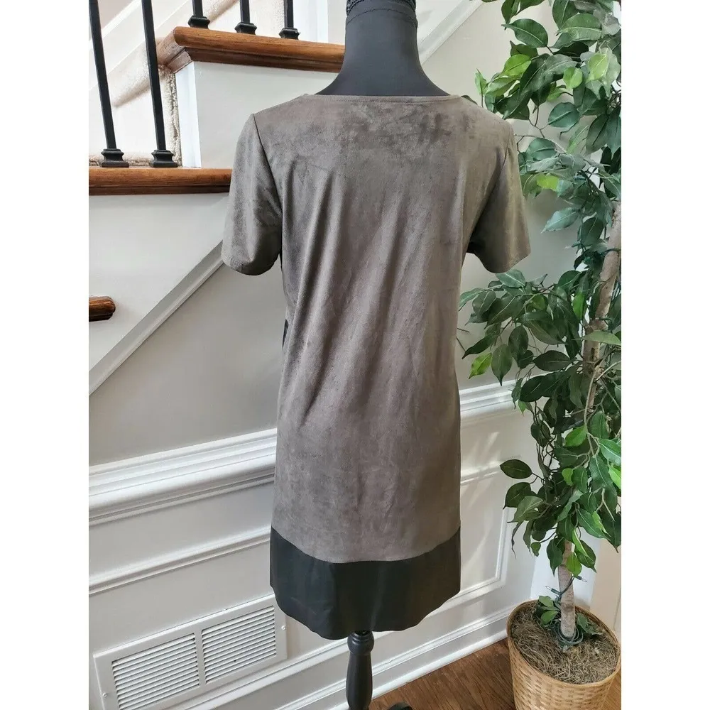 Freeway Apparel Freeway Black & Green Poly Round Neck Dress - Image 7