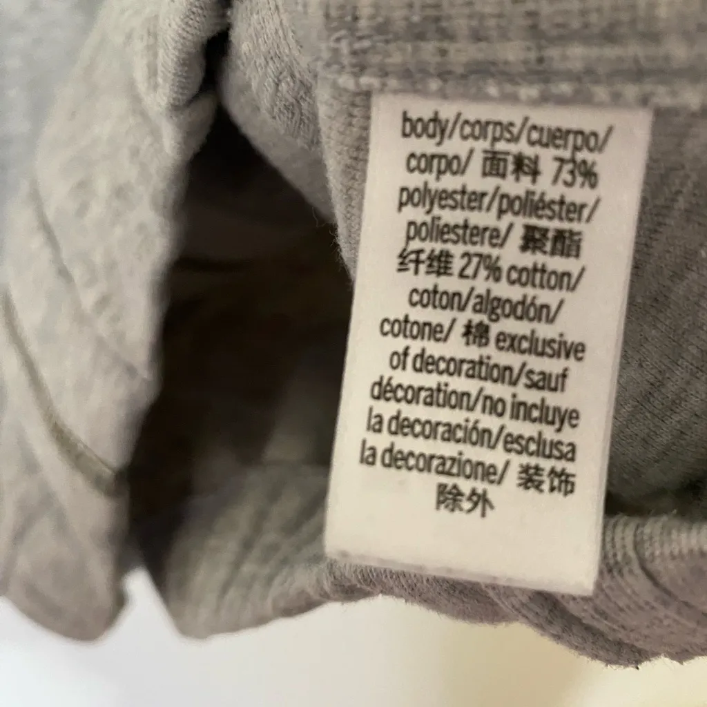 Victoria's Secret Sport VSX Gray Full Zip Hoodie Sweatshirt Size Small - Image 4