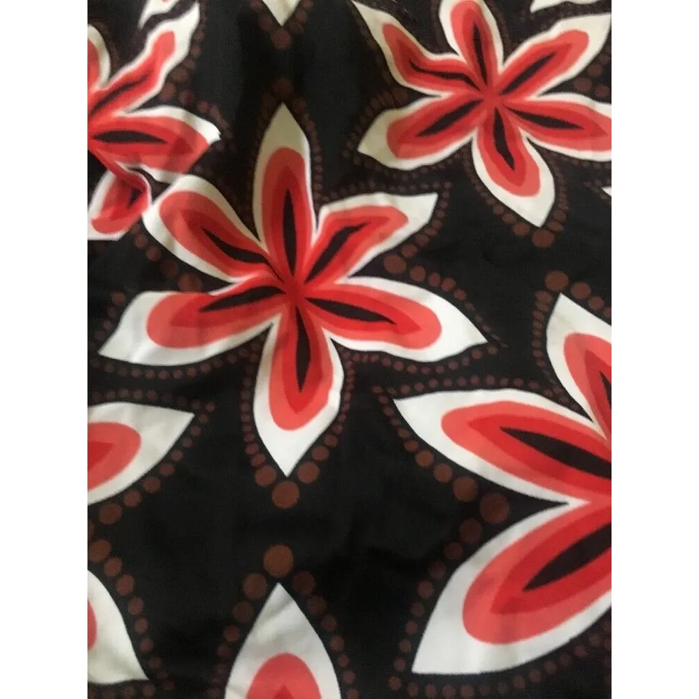 Croft & Barrow Women's Floral Print Swim Tankini Halter Top Size 10 Swim Wear - Image 2