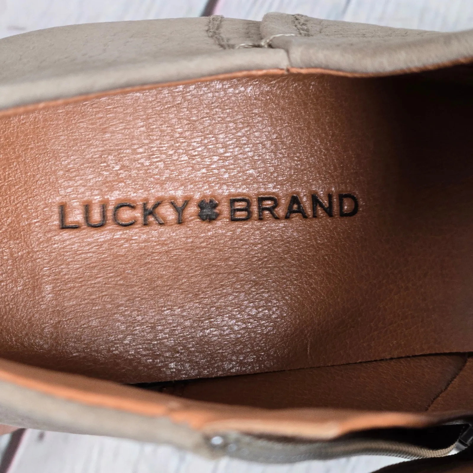 Lucky Brand Bellita Leather Ankle Boot in‎ Seneca Rock 9M - Image 9