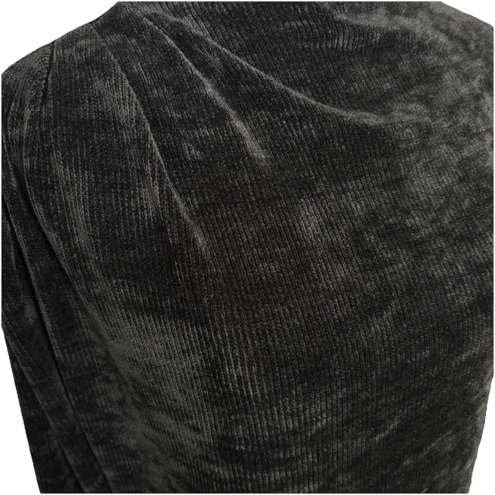 Express Black High Neck Turtle Neck Sweater  Textured Size Small Womens - Image 2