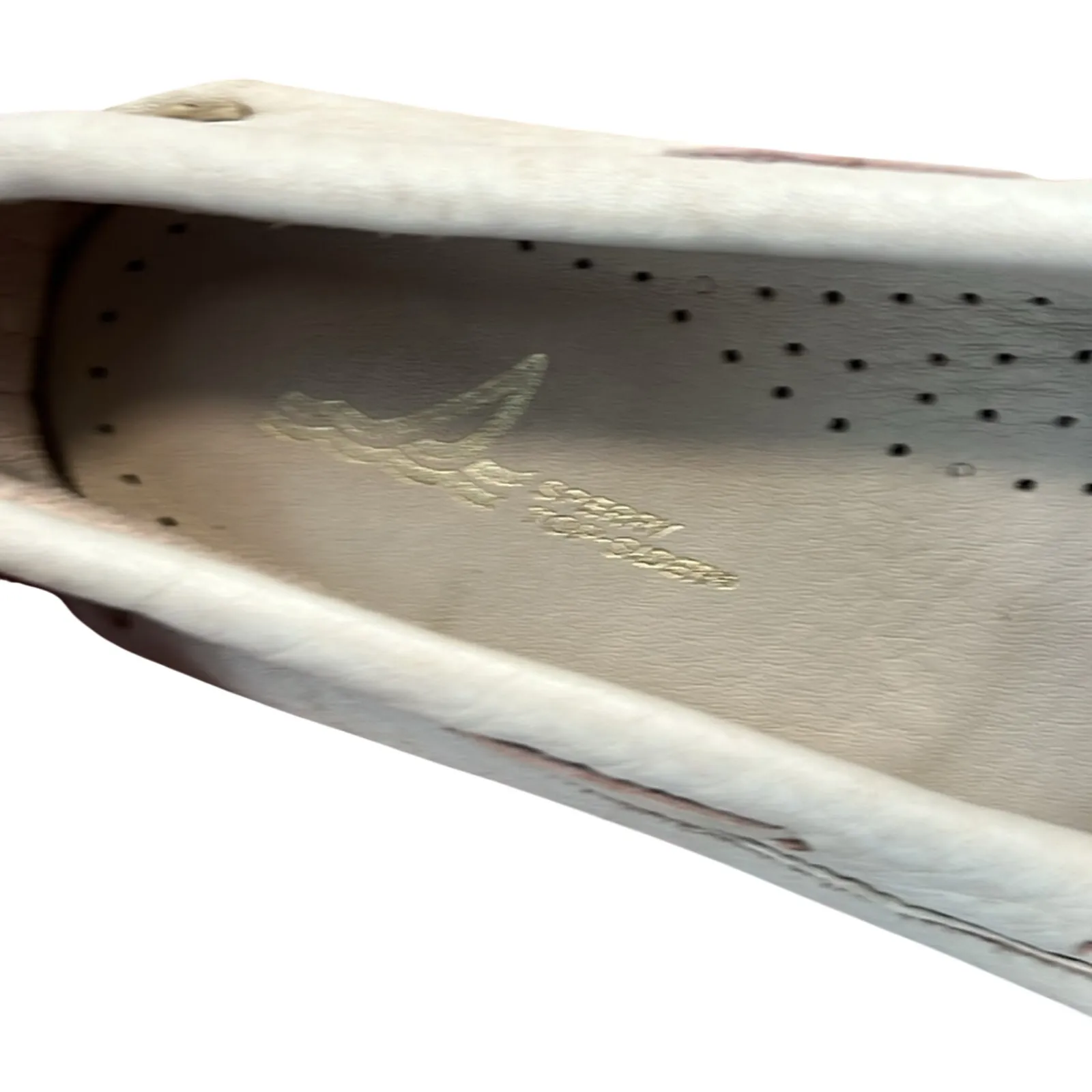 Sperry Top Slider White Leather Loafers Size 7.5 - Image 2
