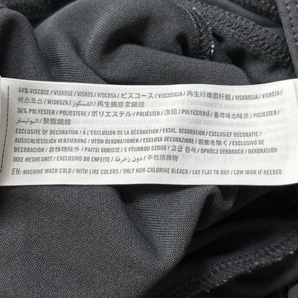 Abercrombie & Fitch Grey Camisole Sleeveless Faux Wrap V-Neck Skort Romper Sz S - Image 7