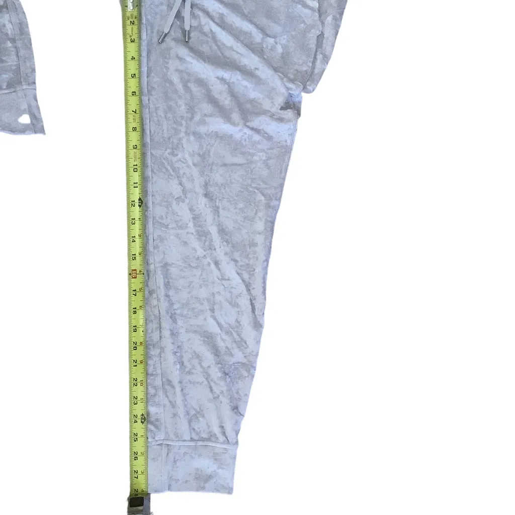 Lululemon ready to crush velvet jogger pants chrome silver high waist size 10 - Image 8