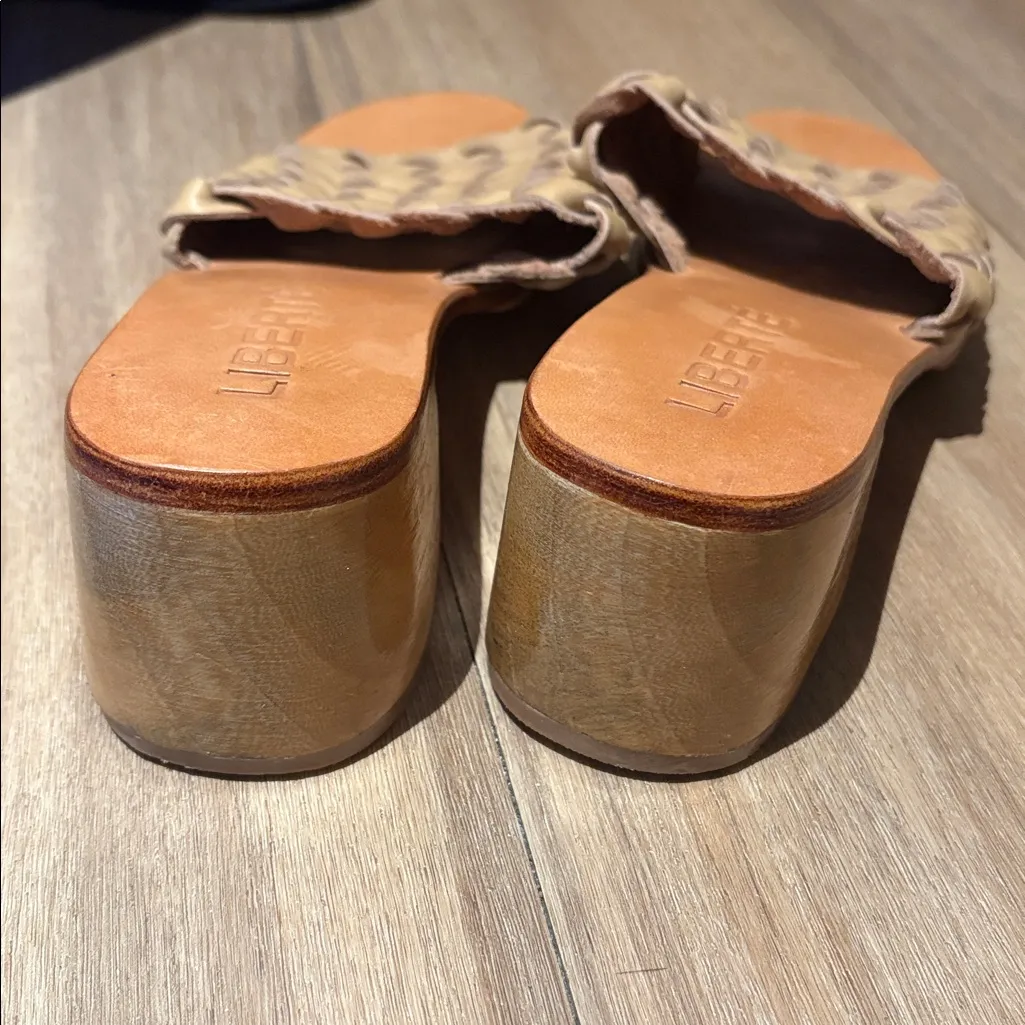 Liberte | Santorini Woven Mule Tan Size 8 - Image 3