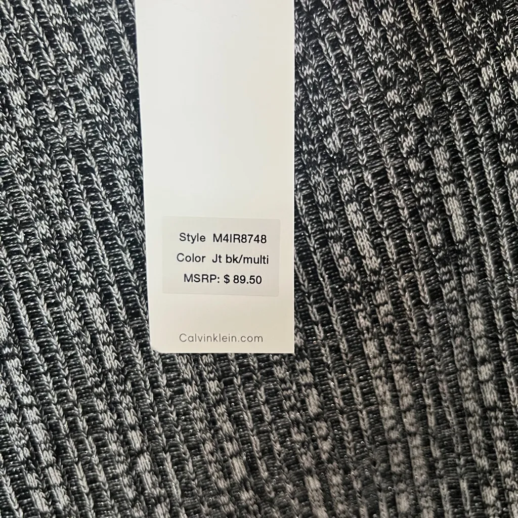 Calvin Klein  Charcoal Knit Top - Image 5