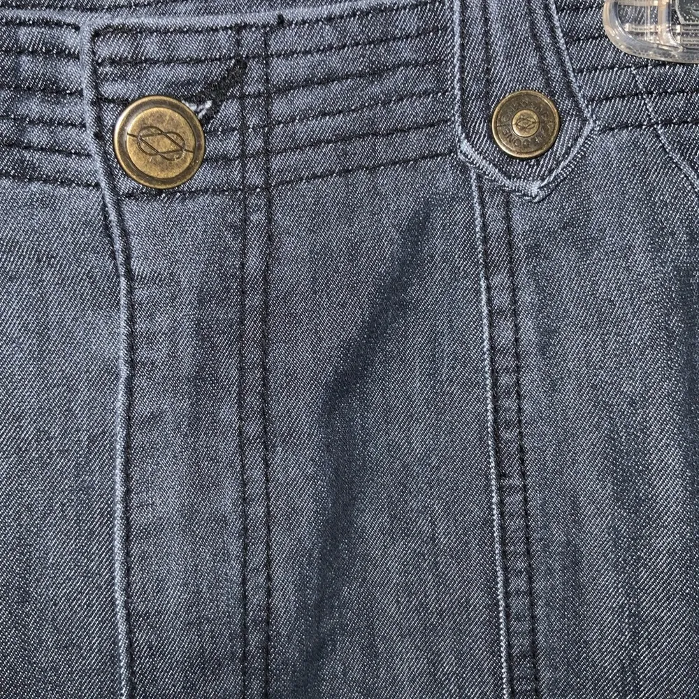 Stitch Fix One 5 One Blue Denim Bermudas Knee Length Mid Rise Shorts Size 14 - Image 4