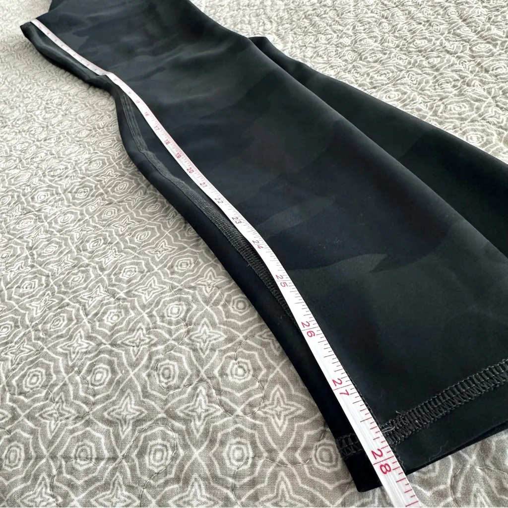 ALO Yoga Athletic High Waist Camo Vapor Leggings Gray Black Camouflage Size XS - Image 14