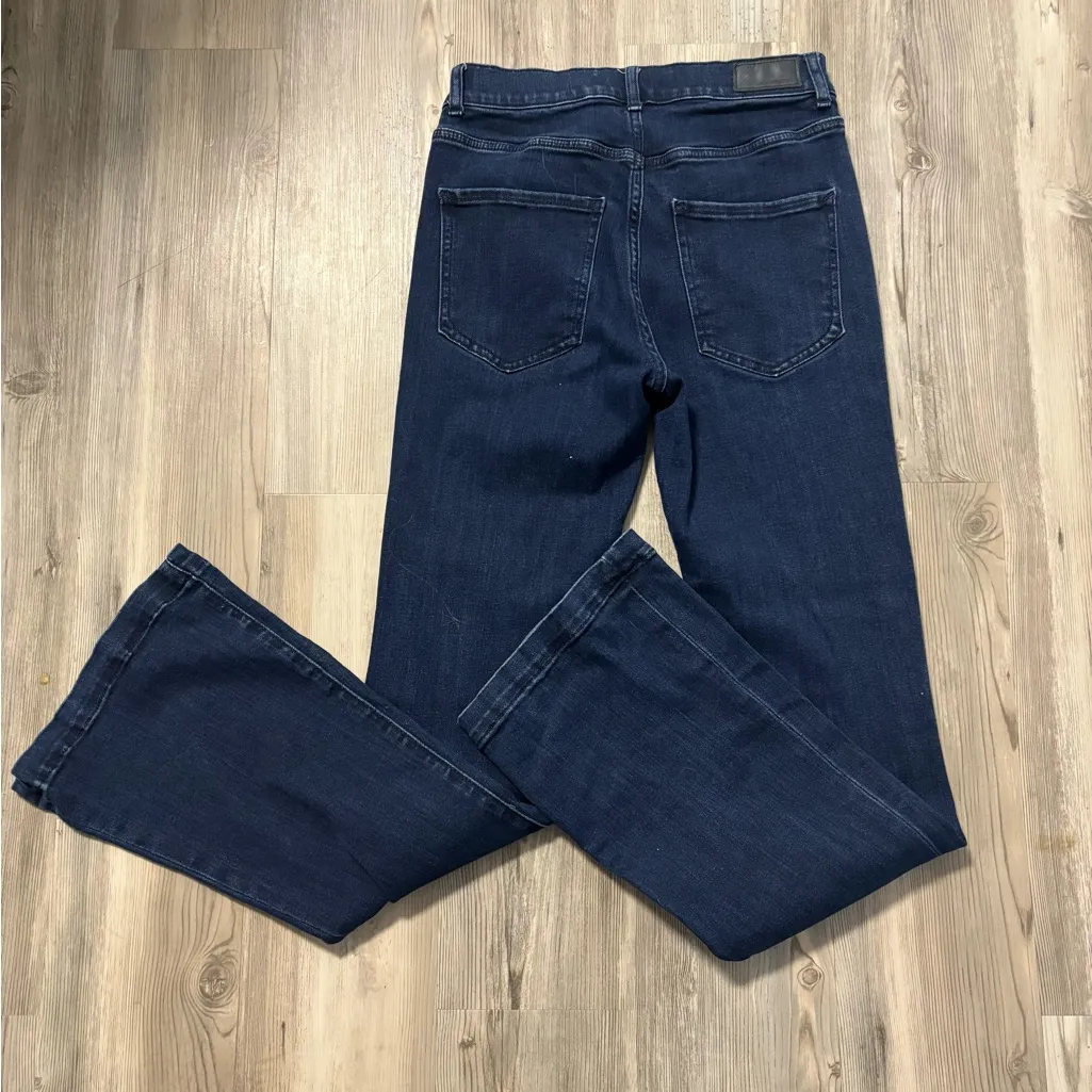 Express Slim Flare High Rise Jeans Size 4 - Image 2