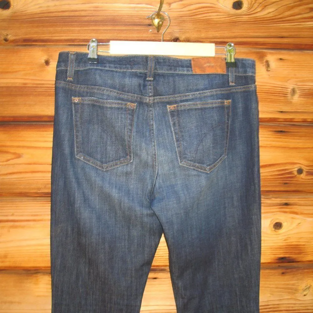 Blue High Waist Flare Jeans 32 X 34 - Image 9