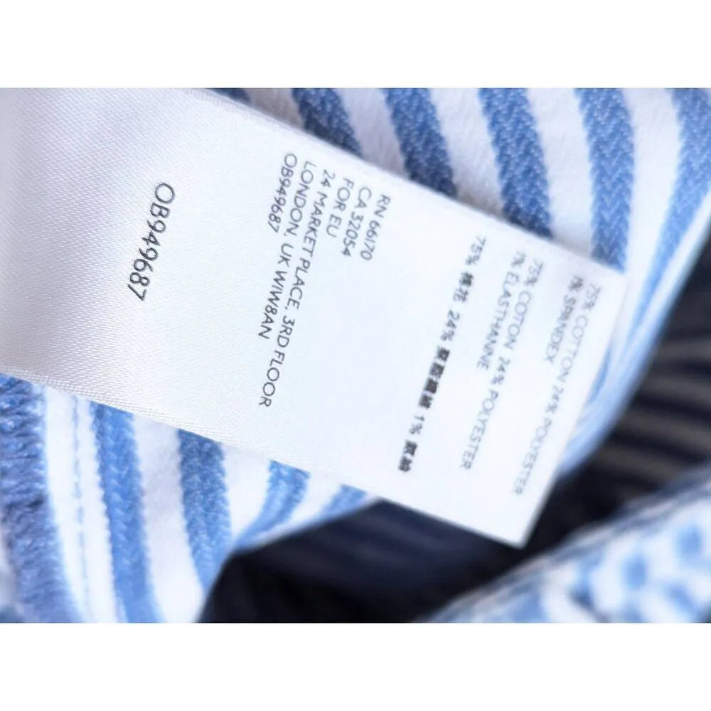 Anthropologie Pilcro and the letterpress high rise timeless railroad striped ank - Image 10