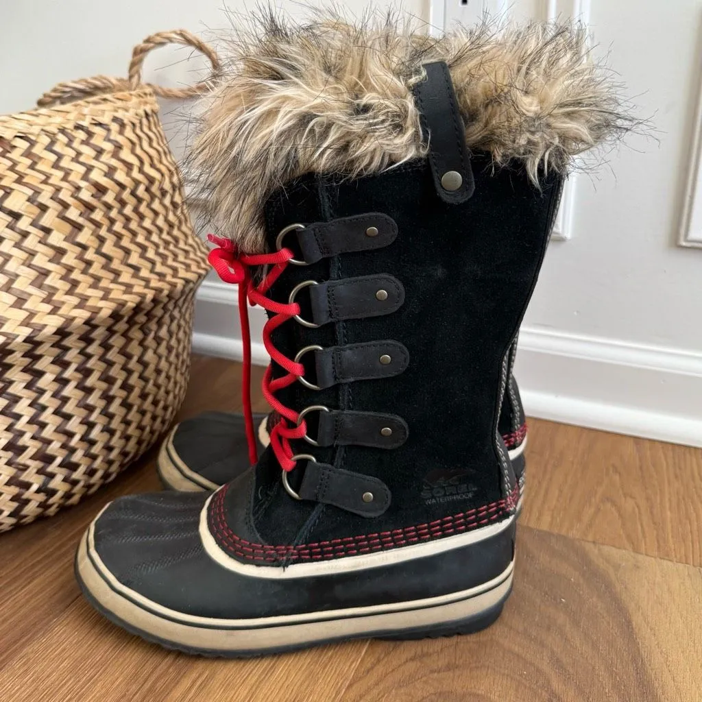 Sorel Joan of Arctic Waterproof Boots NL1540-011 $240 Black 7.5 - Image 3