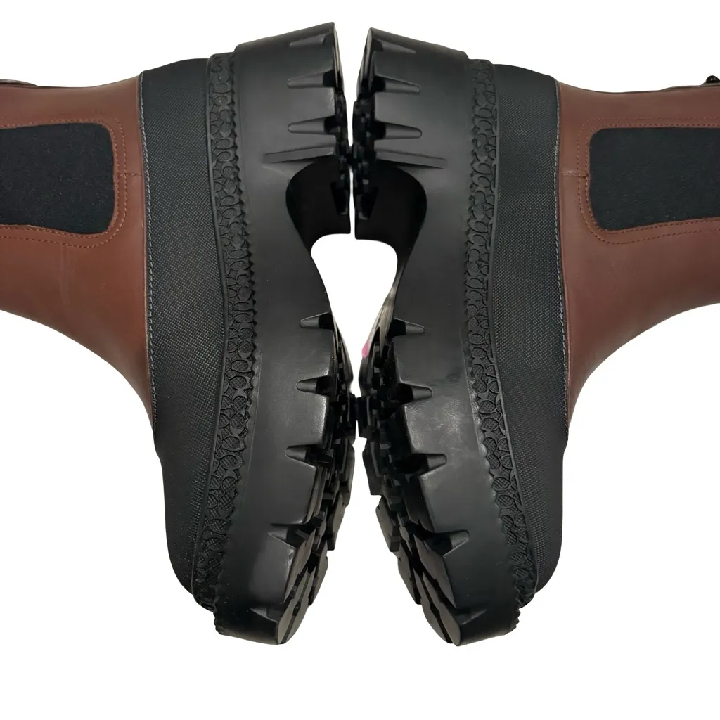 NWOT, COACH Jayla Chelsea Leather Ankle Boots, Sz 5.5 (fits like a Sz 5) - Image 6