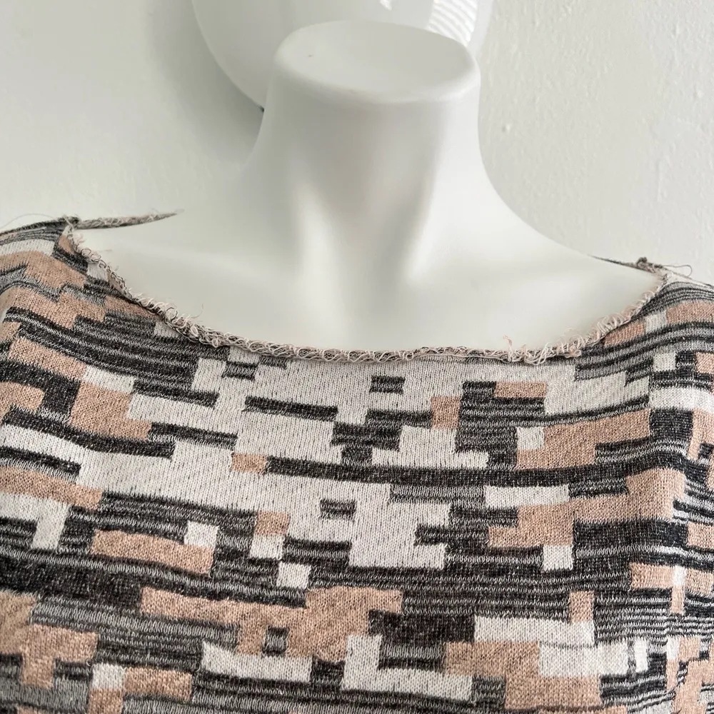 AF Vandevorst CASHMERE WOOL Dress linen LARGE Reversible beige NWT Tan - Image 2