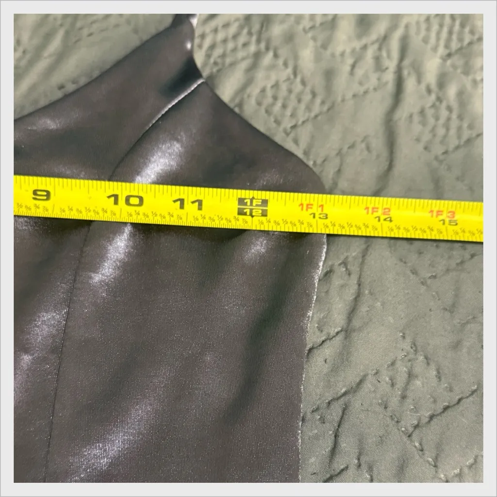 ✨ Lulus Slate Satin Short Dress Size XS - Image 5