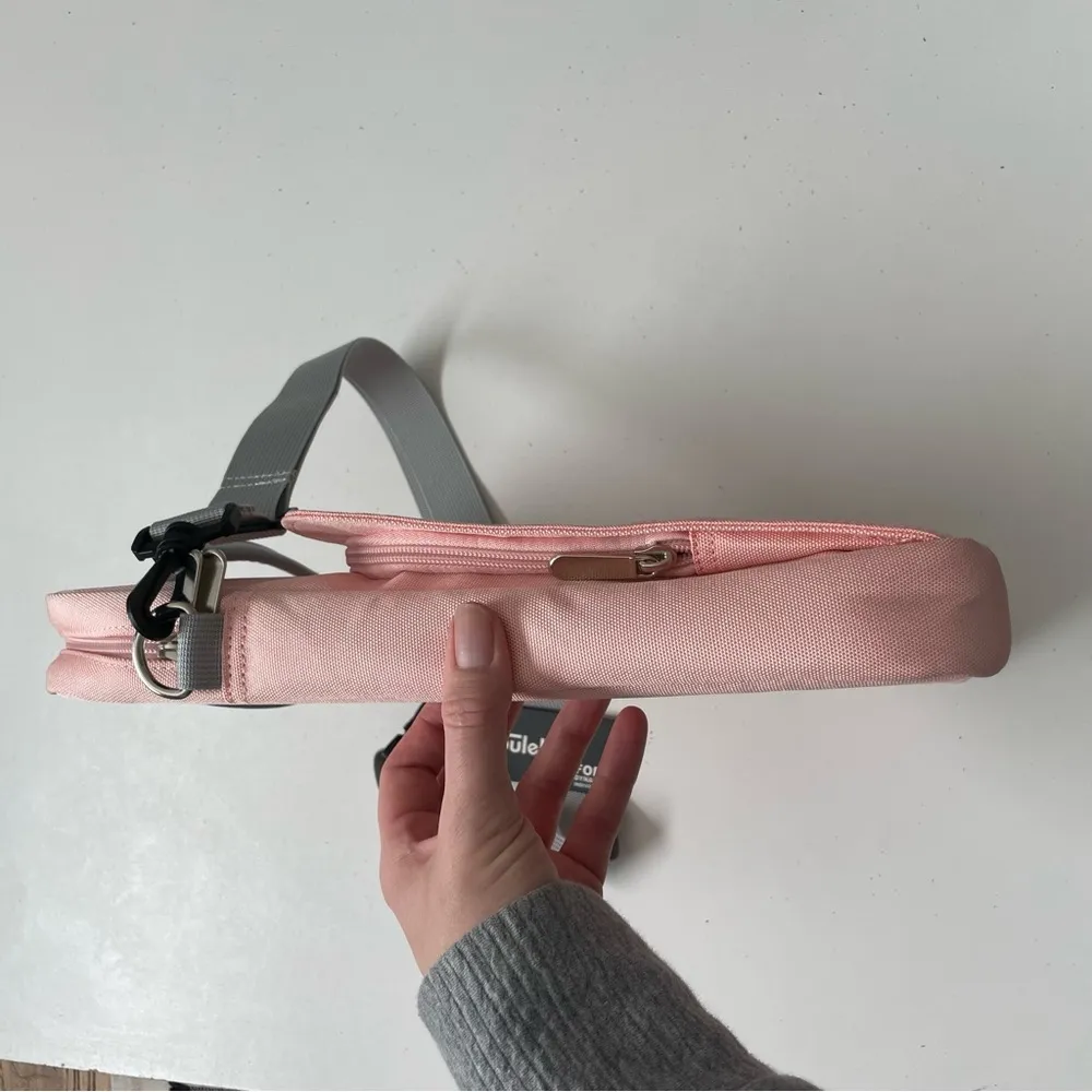 Soulelite Bag Crossbody Labtop Tablet Organization Lightweight Travel Pink Gray - Image 10