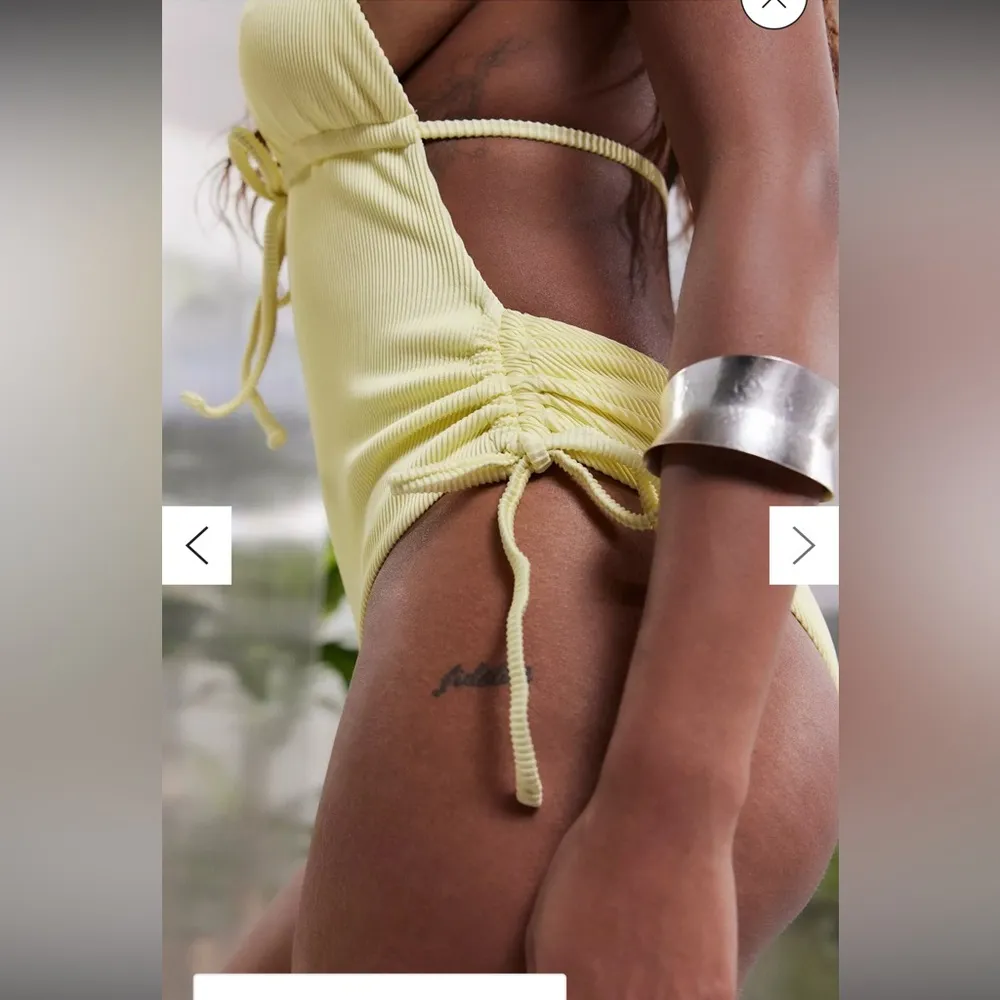 NWOT Out From Under Ava Ribbed One-Piece High-Cut Swimsuit - Image 3