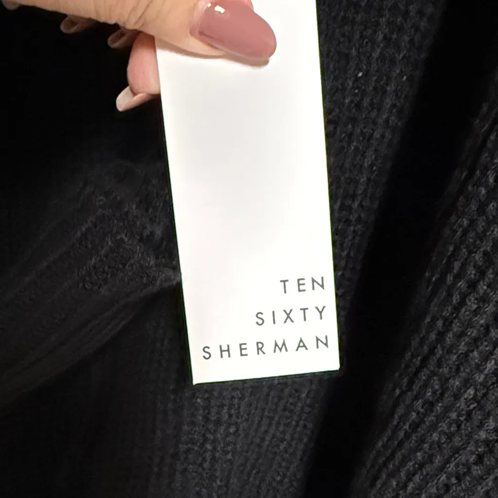 Ten Sixty Sherman Black Cardigan Sweater - Image 6