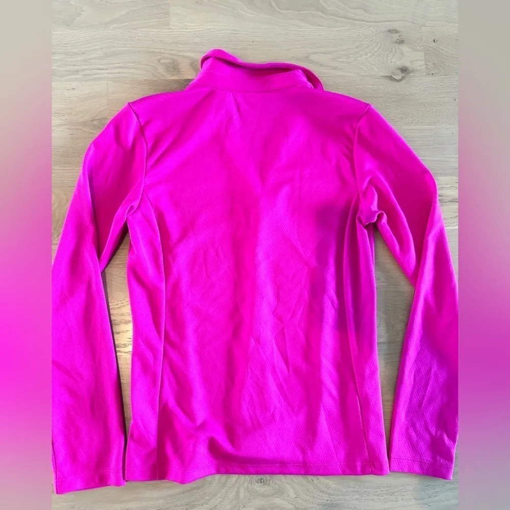 Lady Hagen long sleeve collared golf shirt pink XS - Image 3