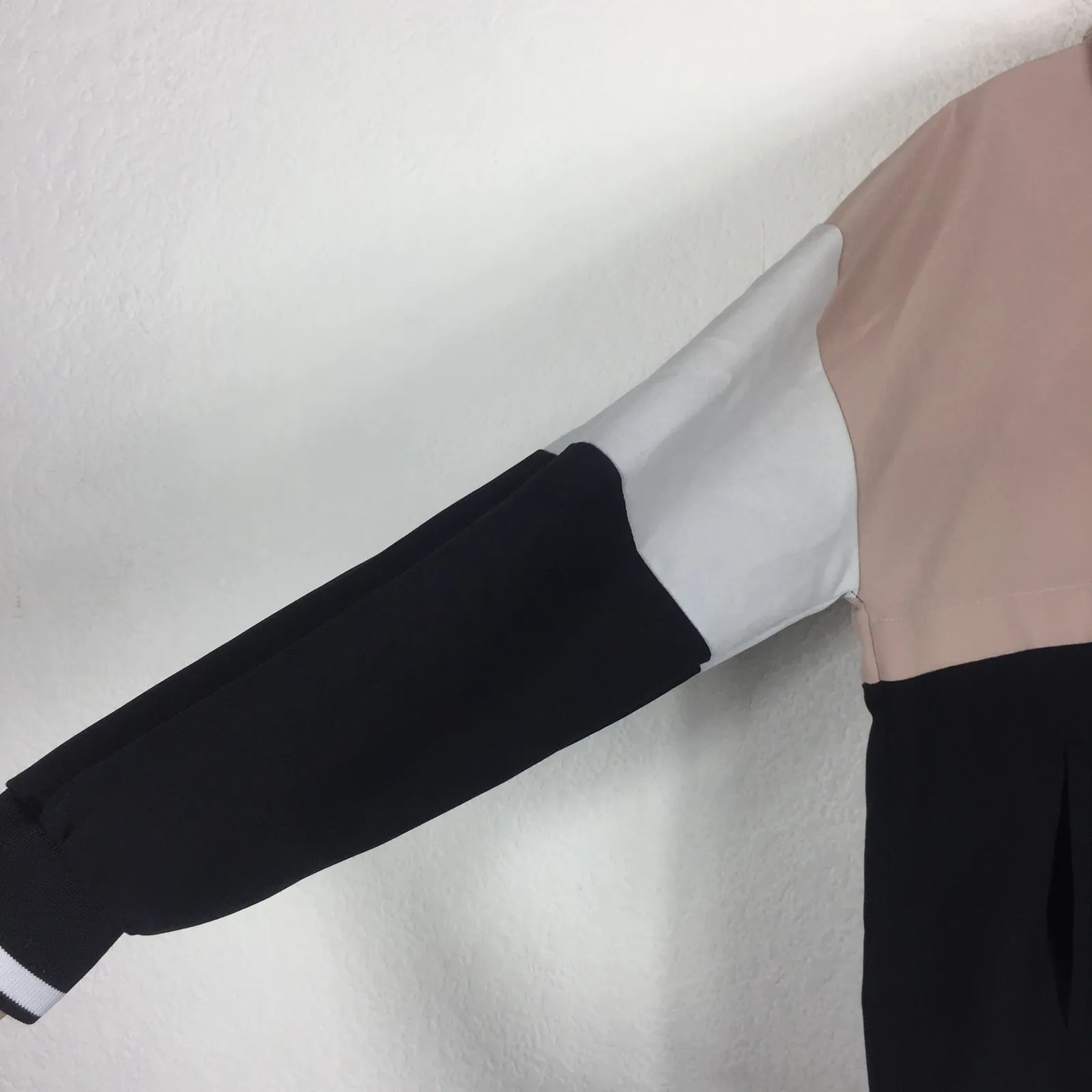 Zara Oversized Hoodie Lightweight Half Zip Jacket Small Funnel Neck Pouch Pocket - Image 13