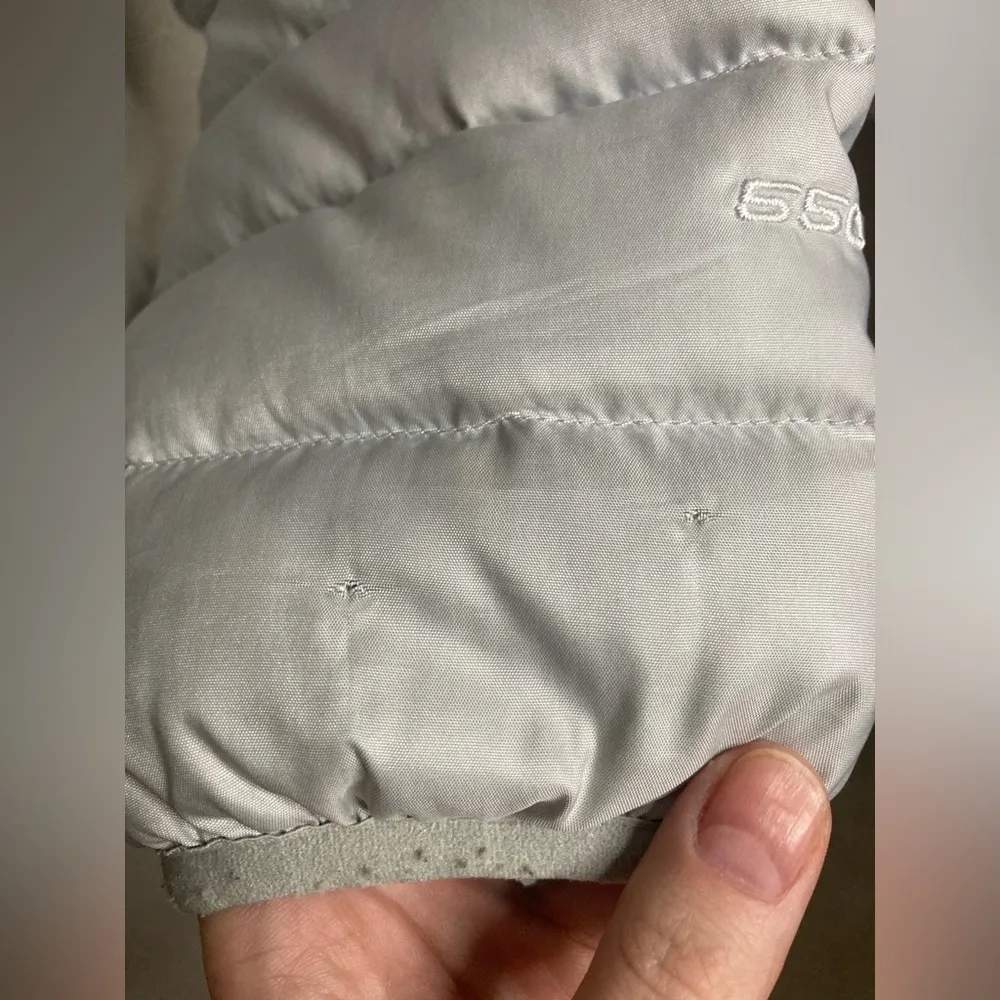 The North Face Gray Silver Puffer Coat Size Small - Image 5