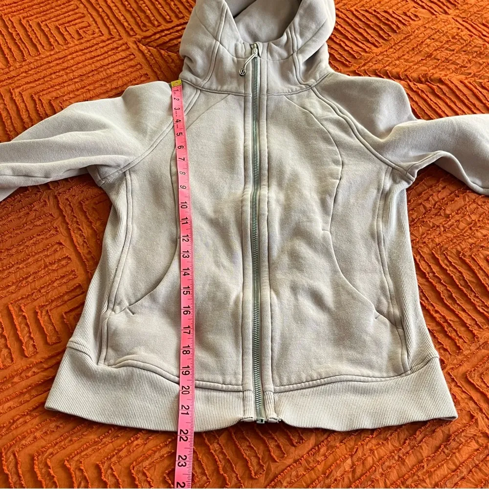 Lululemon Scuba Hoodie *Light Cotton Fleece
Smoky Blush Size 4 Full Zip - Image 5