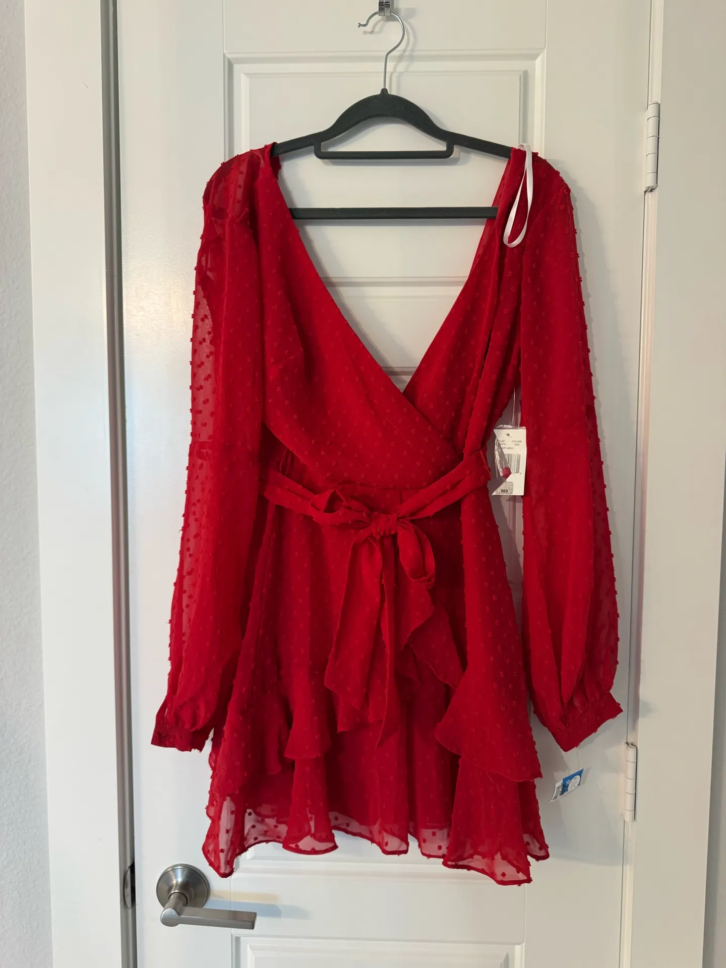 B.Smart Red Dress - Image 2