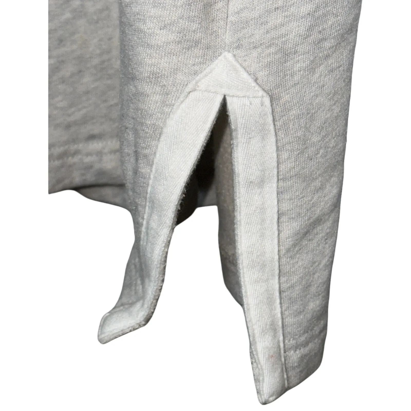 Abercrombie & Fitch Gray Faux Fur Sherpa Sweatshirt Teddy Jacket Coat Womens S - Image 5