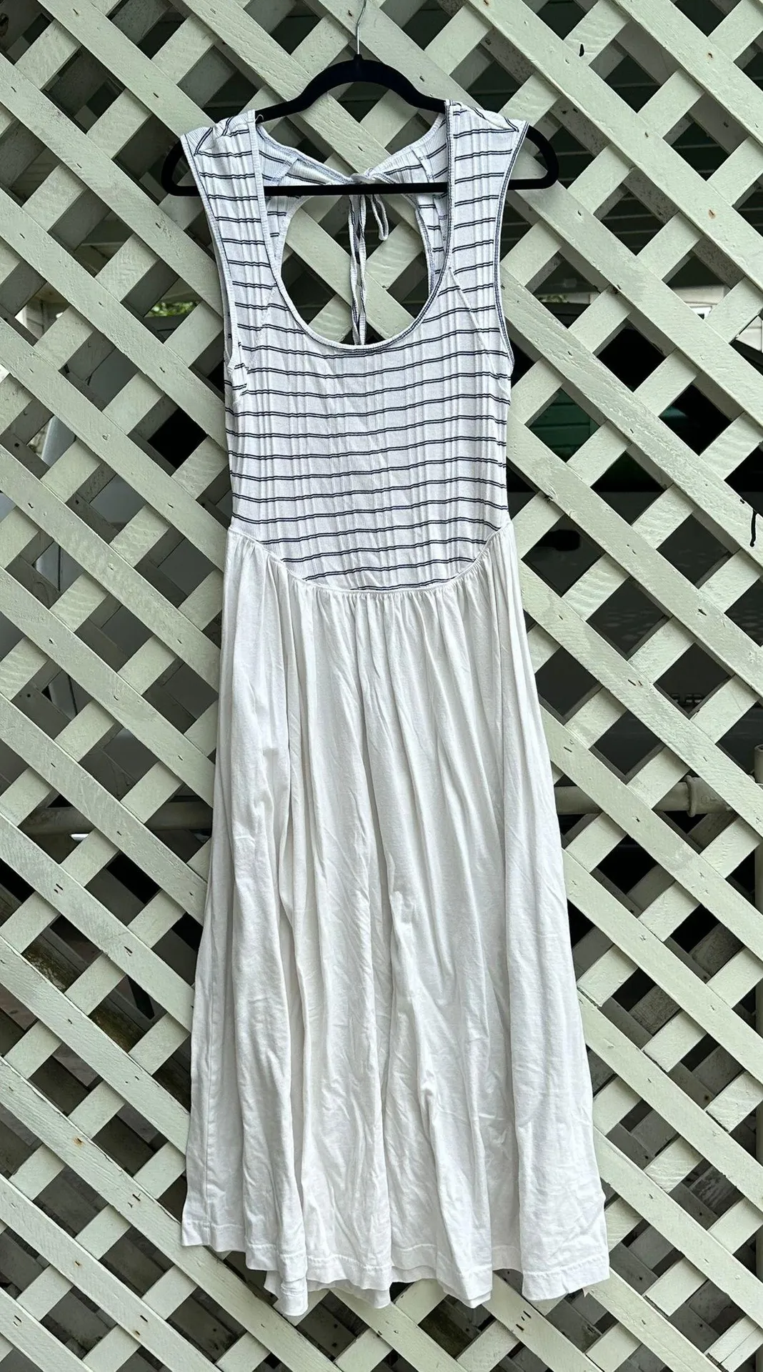 Alana Open-Back Striped Midi Dress - Image 5