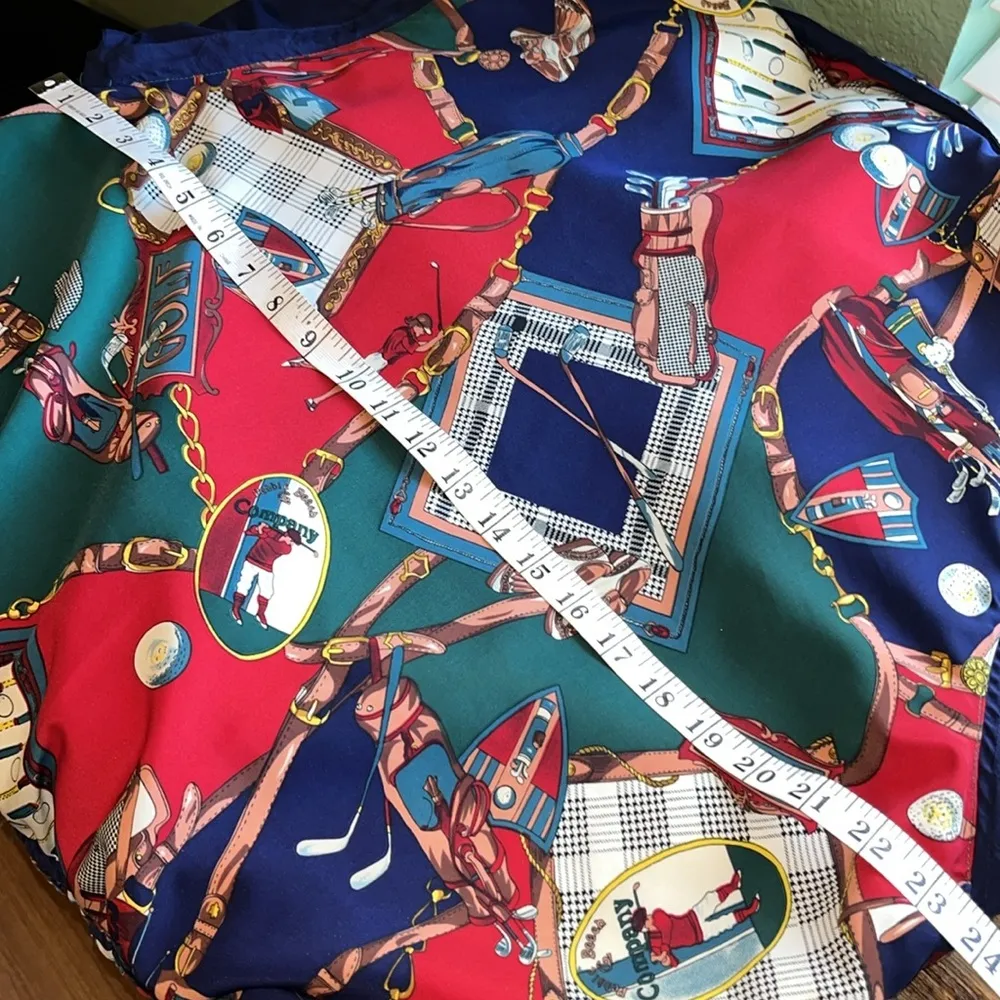 Vintage 90s Golf jacket windbreaker • Mureli Rousso • multicolor • unisex Size M - Image 7