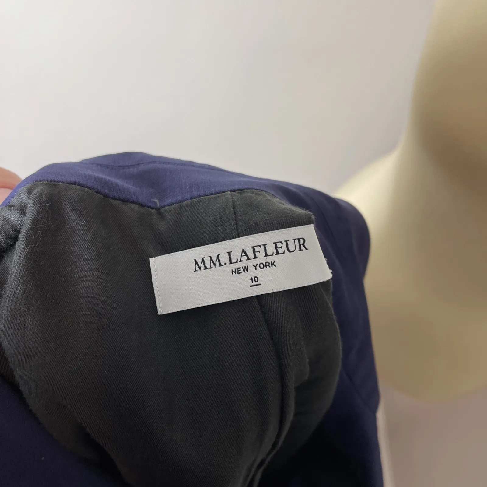 MM Lafleur Carson Blazer Deep Indigo Blue‎ Sz 10 - Image 9