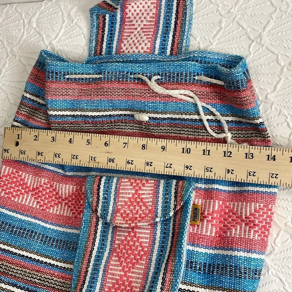 Pinzon Canvas Boho Aztec Backpack - Image 7