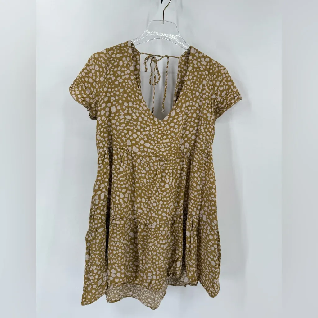 Show‎ Me Your Mumu Babydoll Tiered Dress Flowy Cia Desert cheetah medium - Image 3