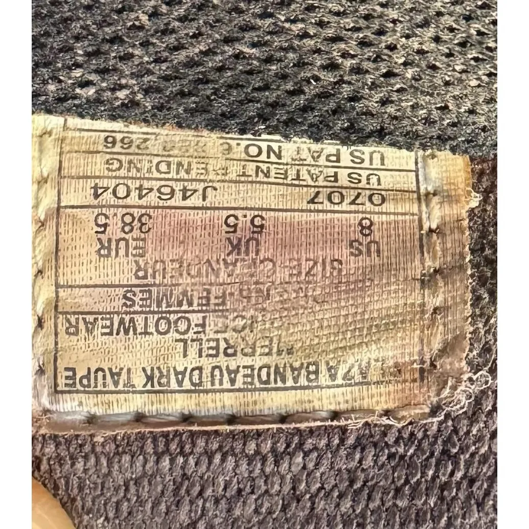 Merrell Bandeau Mary Jane Shoes Womens Size 8 Dark‎ Taupe Brown Suede J46404 - Image 7