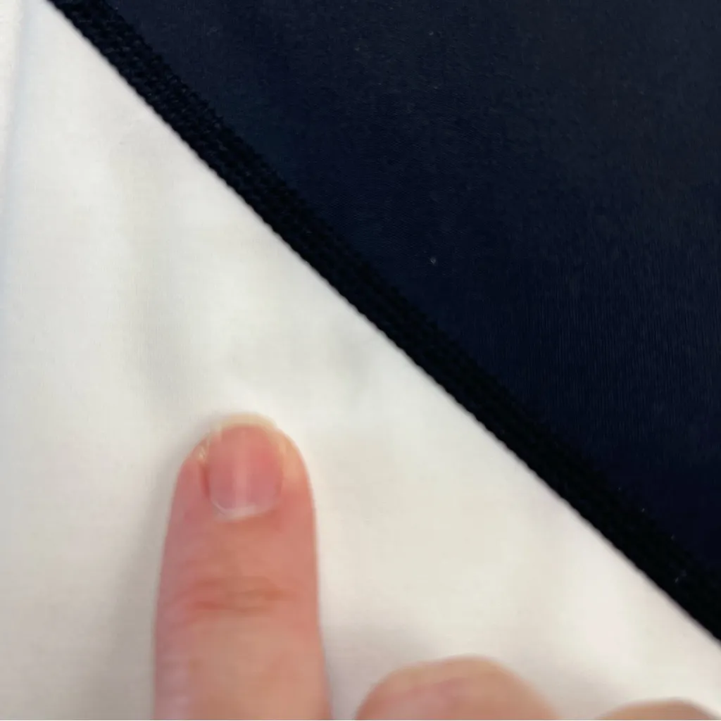 P.E Nation Half Volley Colorblock Legging Women‎ Large Black Athletic Gym *FLAW - Image 9