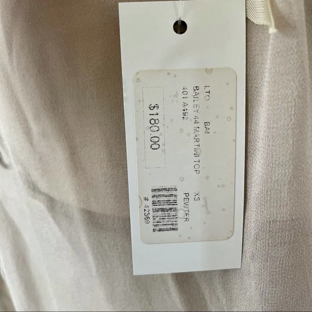 Bailey 44 pewter martini top XS - Image 7