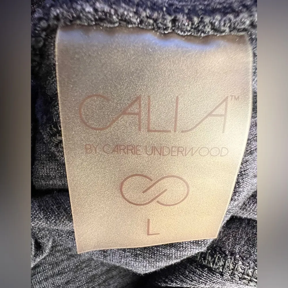 CALIA by Carrie Underwood | Essential Cozy Rib Tights. Size: L. Gray Size L - Image 10