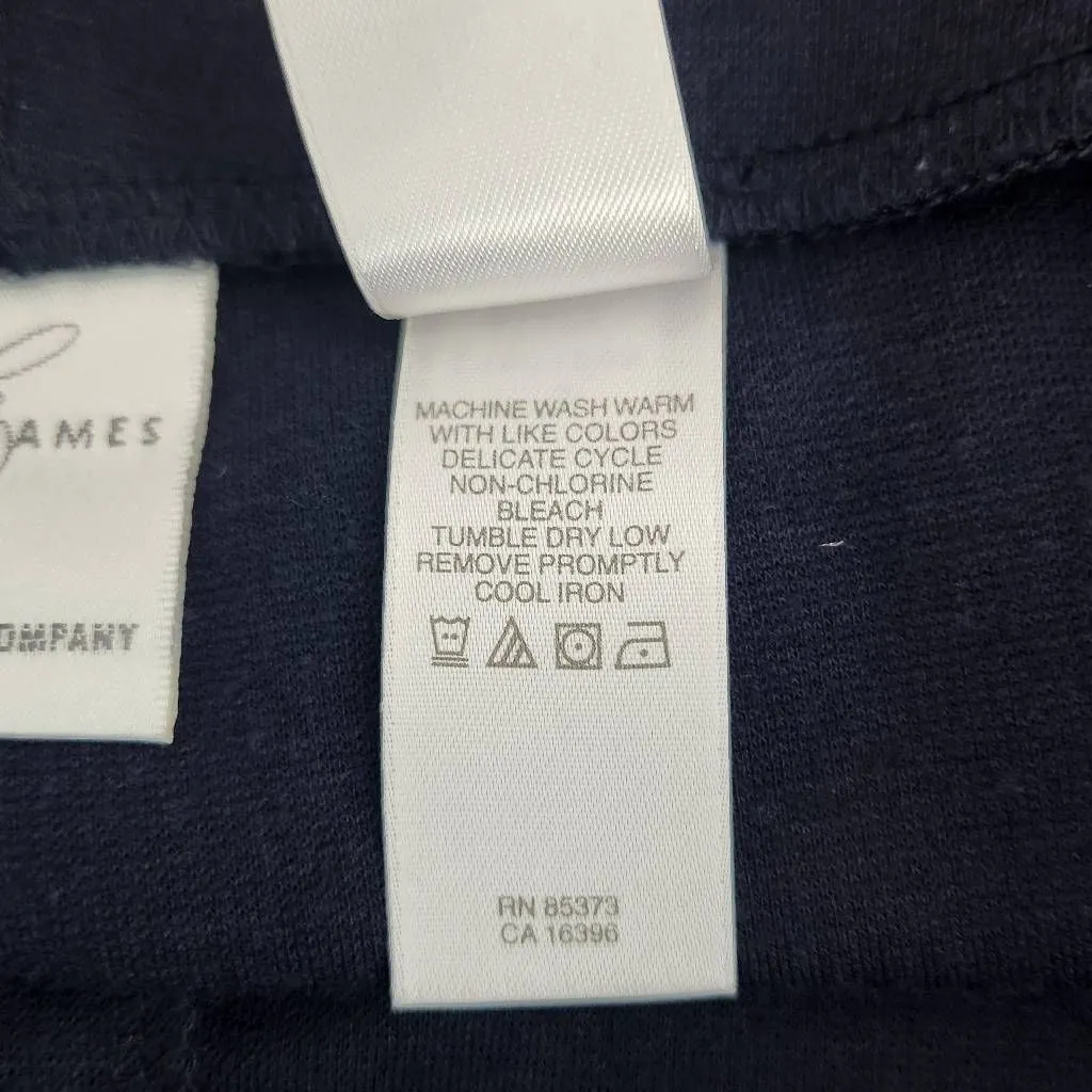 Emma James Navy Pull-on Stretch Pants Size XL Navy Stretch Pants - Image 7